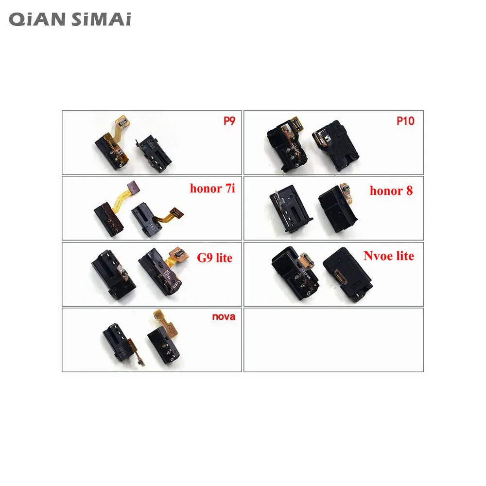 QiAN SiMAi оригинальные новые наушники для наушников аудио разъем гибкий кабель Huawei P9
