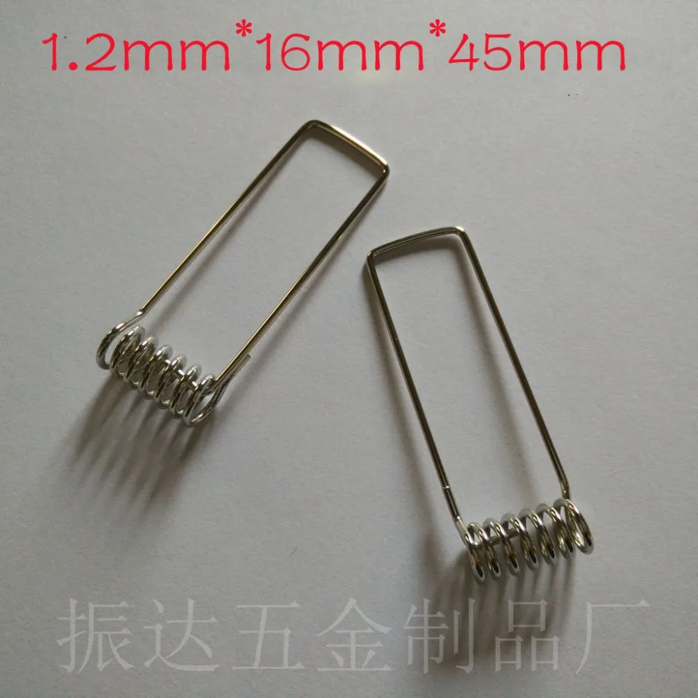 구매 1000 개당, 45mm * 16mm * 1.2mm 고정 스프링 클립 LED 천장 램프, 스포트라이트, 통, 무료 배송