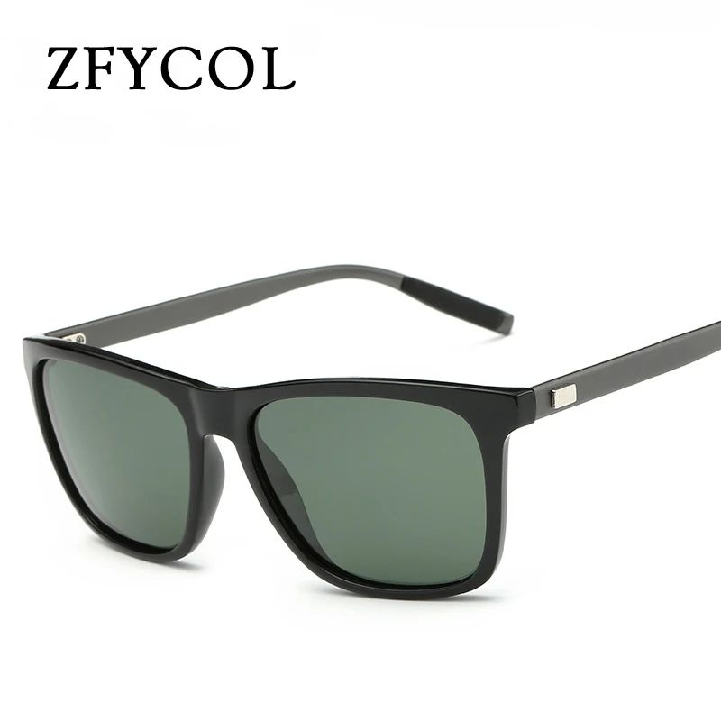 ZFYCOL Mens Sunglasses Brand Designer Retro Aluminum+PC Mirror Polarized Lens Vintage Eyewear Driver Sun Glasses For Men/Women | Аксессуары
