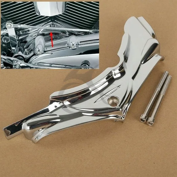 Мотоциклетная цилиндрическая база боковая крышка для Harley Touring Electra Road King Street Electra Tri Glide FLH FHLX FLHR 07-16 Dyna 06-17