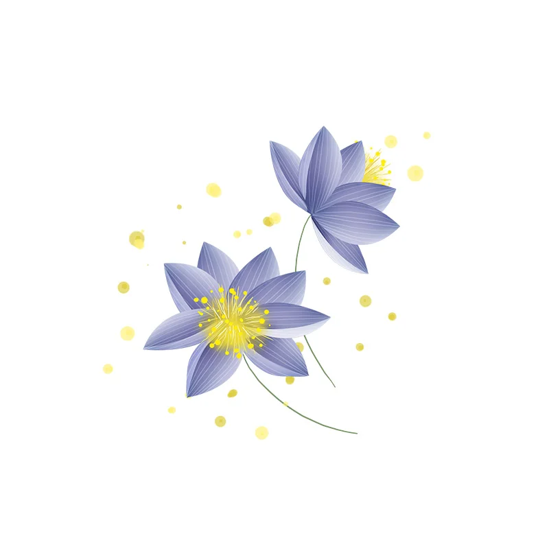 YOJA 23 2*22 2 см креативные синие цветы для дома гостиной Настенный декор сиденье