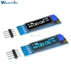 Модуль ЖК-дисплея IIC I2C, 0,91 дюйма, 3,3 В, 5 В, 128x32, 0,91 дюйма, SSD1306