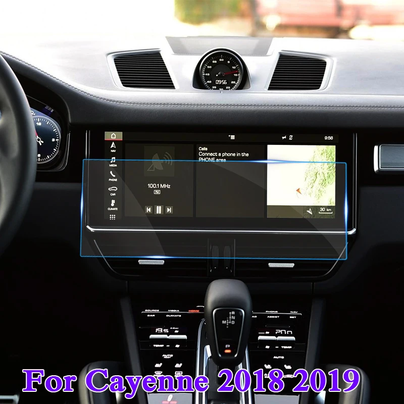 

QCBXYYXH For Porsche Cayenne Paramera Car Styling GPS Navigation Screen Glass Protective Film Dashboard Display Protective Film