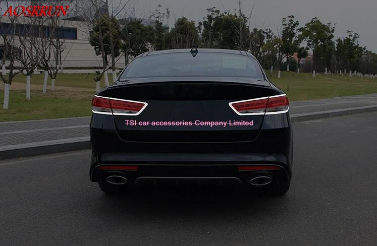 Автомобильный Стайлинг подходит для kia optima модифицированный декоративный задний светильник рамка Коробка ABS покрытие K5 задний светильник яркий бар автомобильные аксессуары