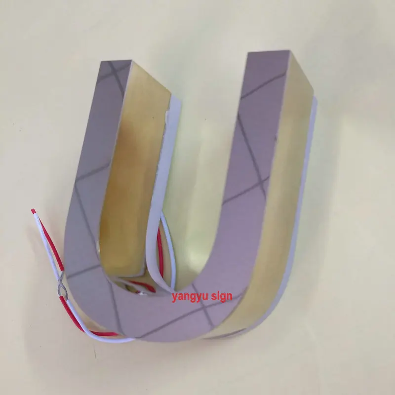 Пользовательские 3D нержавеющей стали вывески металлические буквы
