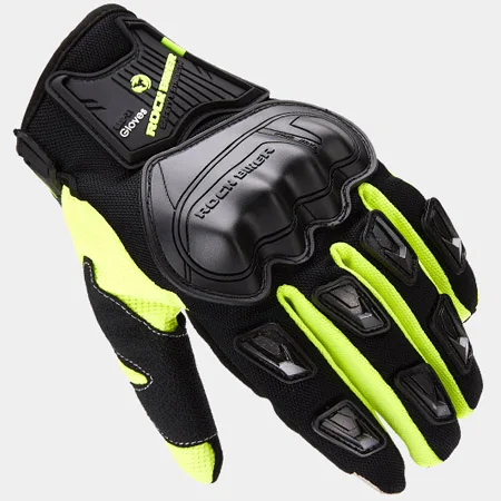 Мото мотоциклетный гоночный перчатки с подогревом сенсорный экран guantes moto cicleta gant moto rbike luva moto ciclista дышащая - Цвет: RBG031 green