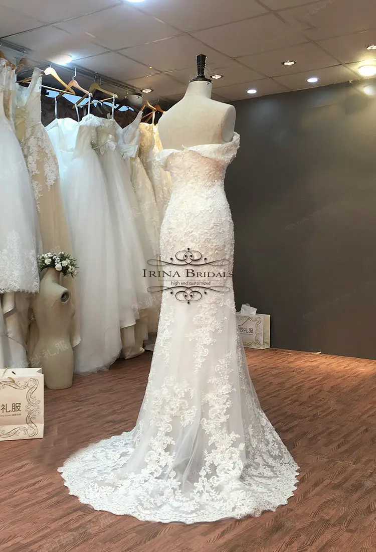 Платье-лодочка brautkleider hochzeitskleid с коротким рукавом и кружевной аппликацией