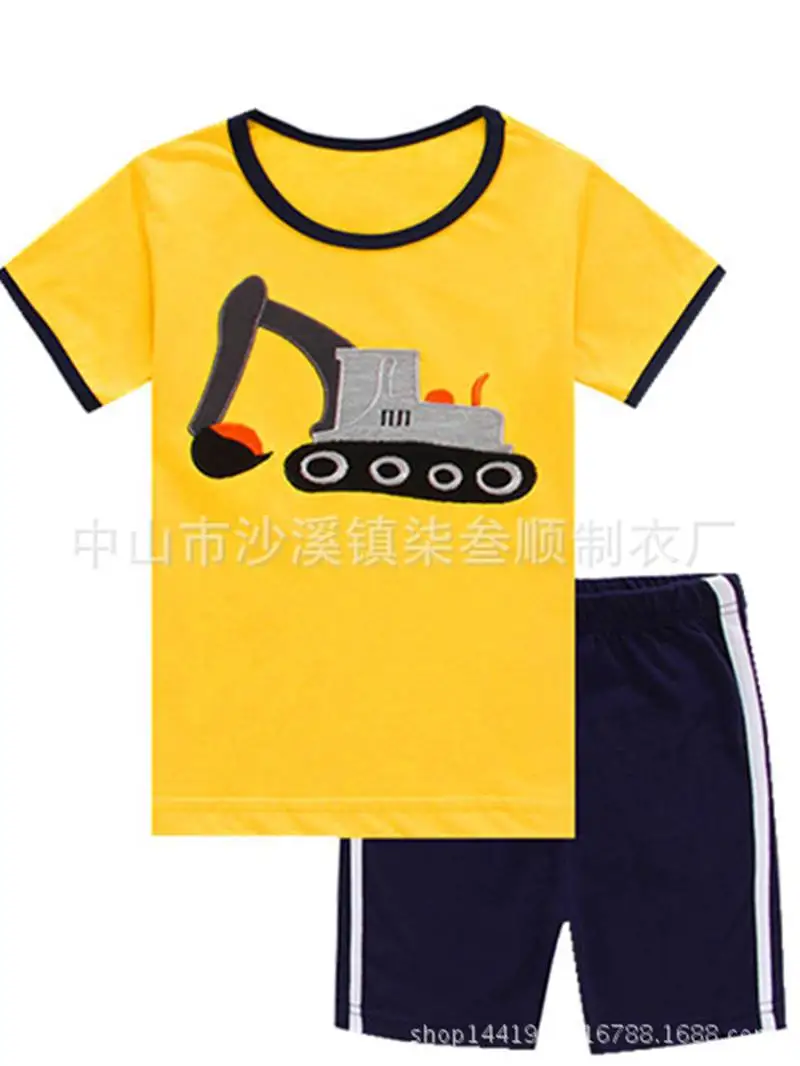 Комплект одежды для маленьких девочек и мальчиков детские пижамы ночная рубашка