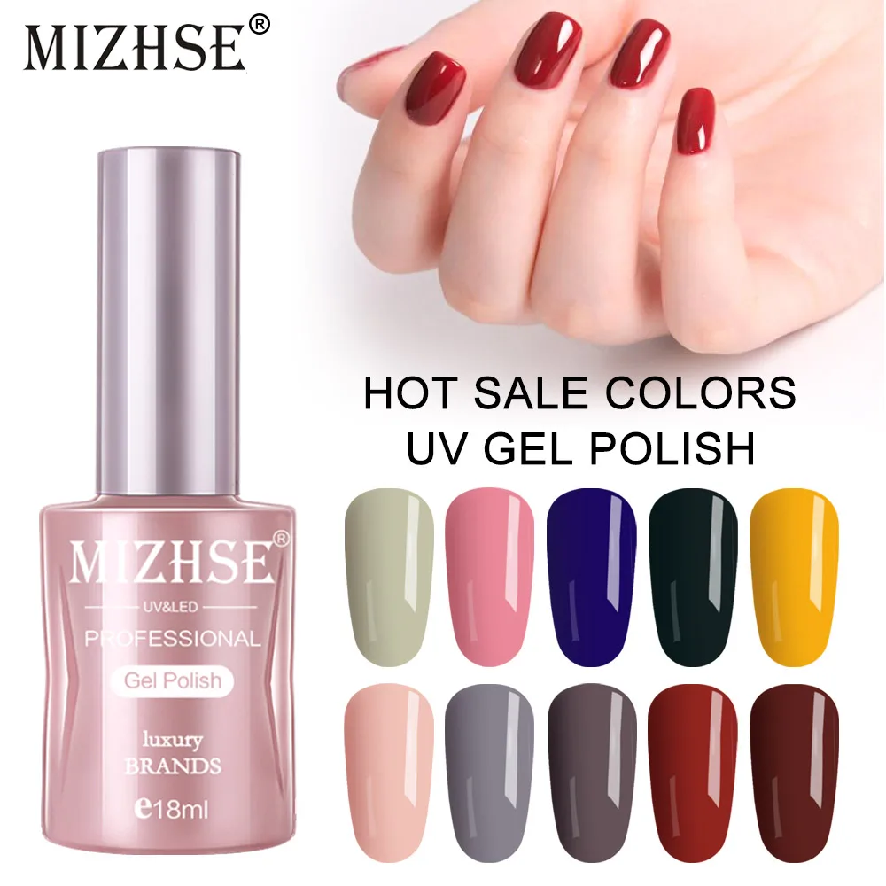 MIZHSE 18 мл Гель-лак для ногтей набор 3 шт./партия для маникюра геллак Полупостоянный Гибридный лак для ногтей искусство от Prime белые полировки ногтей