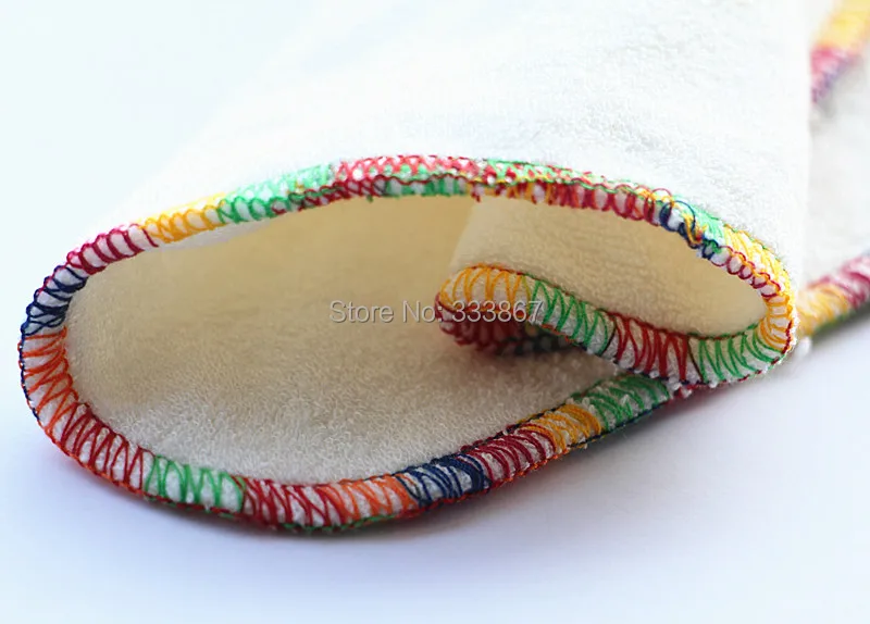 6/лот двухслойная ткань бамбуковые детские салфетки многоразовые моющиеся