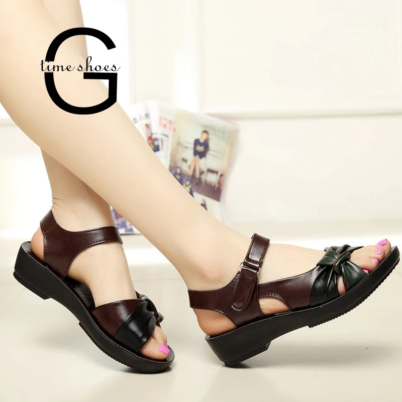 Женские сандалии Gtime летние Нескользящие на мягкой плоской подошве CYR016 | Обувь