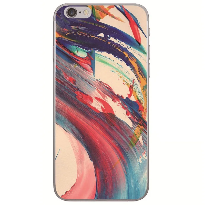 I Чехол для iPhone XS Max, чехол для iPhone XS, XR, XS, Max, X, 5S, 6, 6 S, 7, 8 Plus, 11 Pro max, чехлы, картина маслом, мягкий ТПУ, силиконовый чехол - Цвет: I