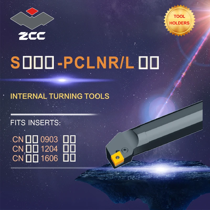 

ZCC CNC lathe tool holder PCLNR/L tungsten carbide cutting tool for cnc lathe cutter CNMG CNMG120404 08 internal turning tool