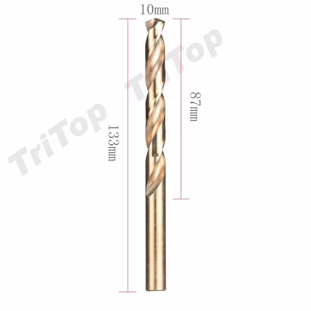 5 шт./лот мини-спиральное сверло из быстрорежущей стали с титановым покрытием