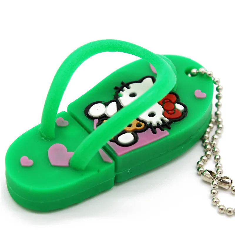 BiNFUL Милая обувь hello kitty USB флеш накопитель 4 ГБ 8 16 32 64 Флешка 2 0|pendrive usb 2.0|pendrive usbshoes |
