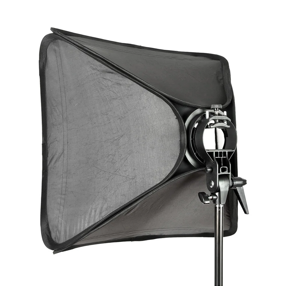 Godox Flash soфтbox Регулируемый 24*24 дюйма 60*60 см + S-образный кронштейн сотовая сетка