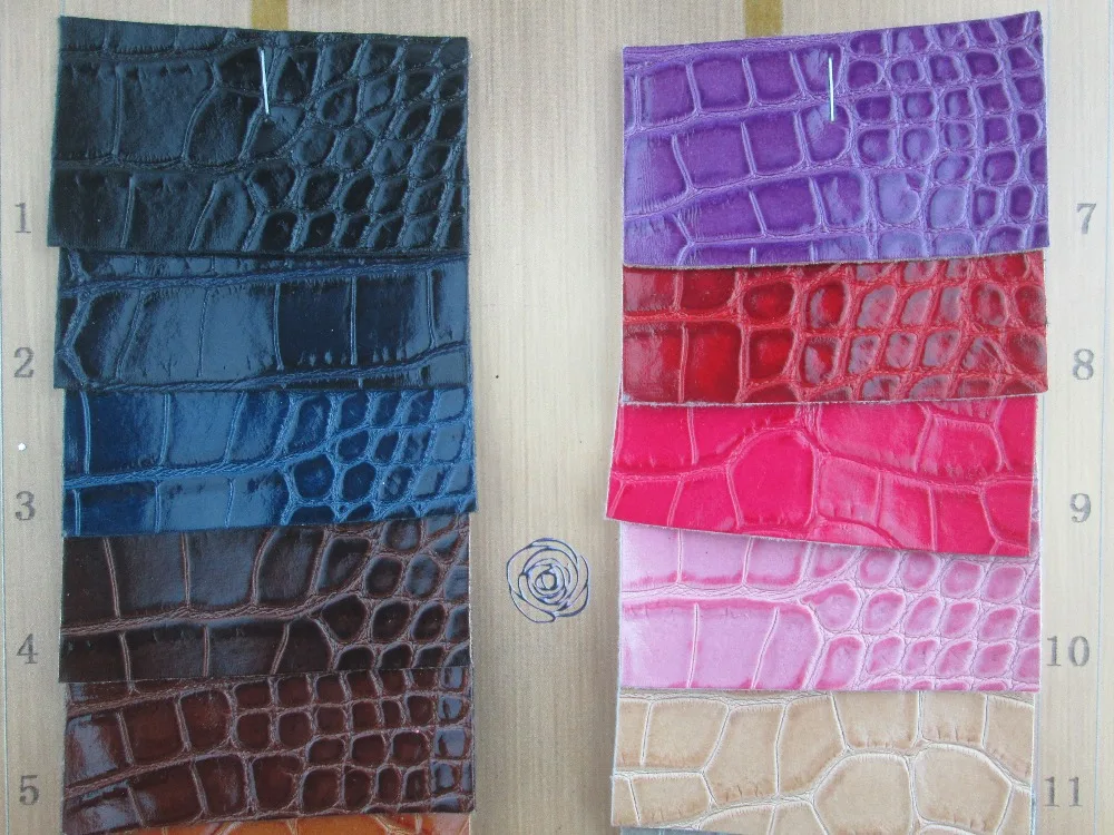 Ткань из искусственной кожи синтетическая кожа 12 цветов текстиль для сумки и