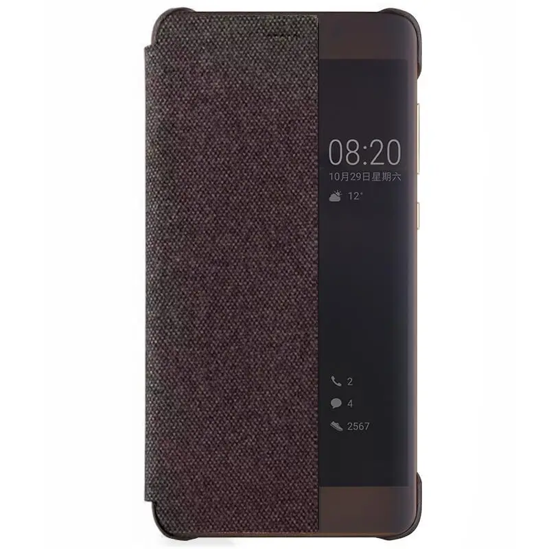 Оригинальный флип кейс Huawei P10 роскошный кожаный силиконовый защитный чехол на 360