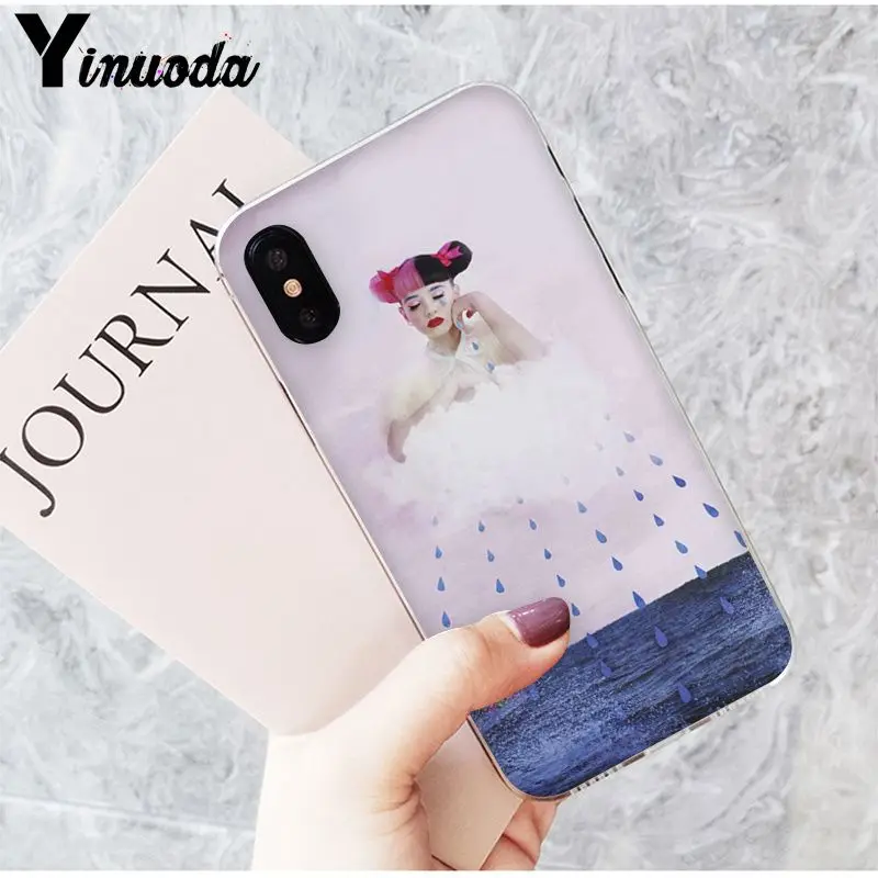 Yinuoda Melanie Martinez Cry baby мягкий силиконовый черный чехол для телефона для iPhone 5 5Sx 6 7 7plus 8 8Plus X XS MAX XR