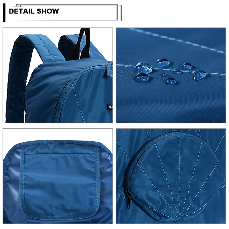 Водонепроницаемый рюкзак для мужчин и женщин складная раковина дорожные сумки