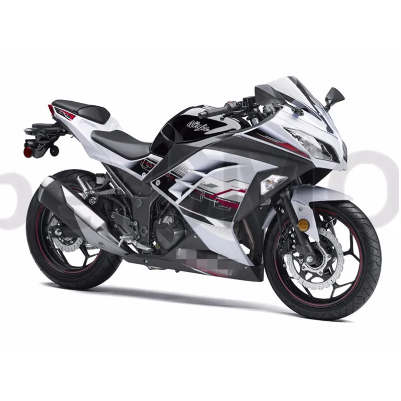 Аксессуары для мотоциклов наклейка автомобиля подходит ниндзя 300 2013 2014 комплект