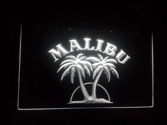 B21 Malibu ром Бар Паб Новый светодиодный неоновый светильник вывеска винтажная