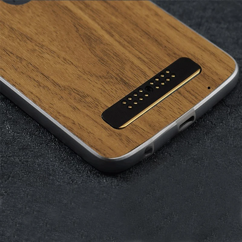 Wood Grain Back Sticker Film Protective Phone Wrap Skins Paste Membrane for Moto Z/Moto Play |