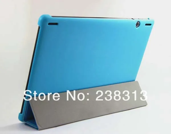 Slim Stand Fold Sleep/Wake Book Funda Leather Case For Lenovo Ideatab S6000 S6000H S6000F S6000G Tablet + Clear Screen Protector |