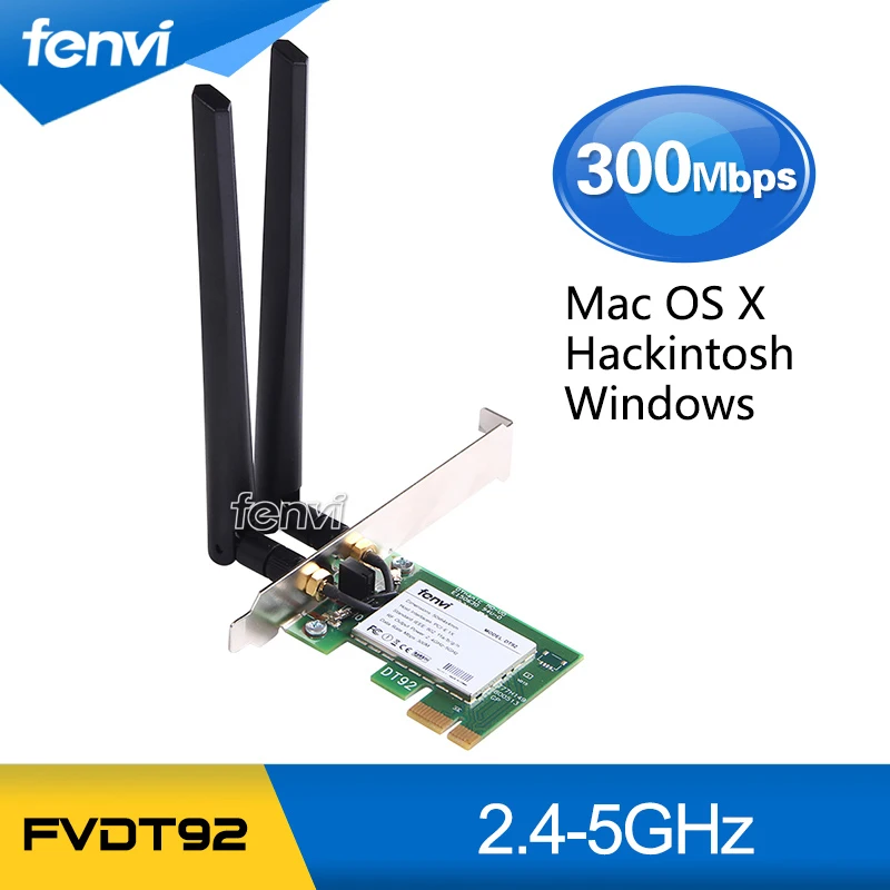 Новые 300 Мбит/с PCI Express pci e Dual Band Беспроводной 802.11a/B/G/N Wi Fi Atheros AR9280 WLAN Адаптер для