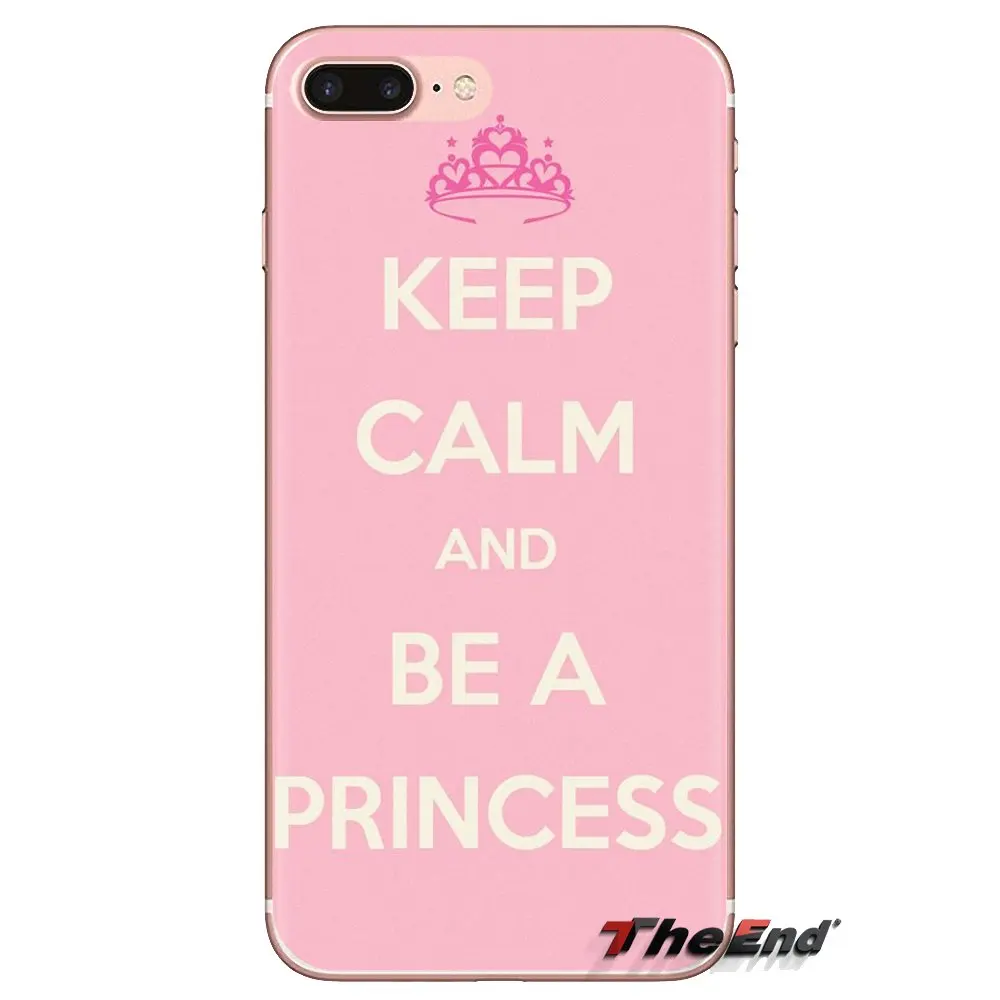 Keep Calm be a Princess TPU Transparent Shell Cover For Oneplus 3T 5T 6T Nokia 2 3 5 6 8 9 230 3310 2.1 3.1 5.1 7 Plus 2017 2018 |