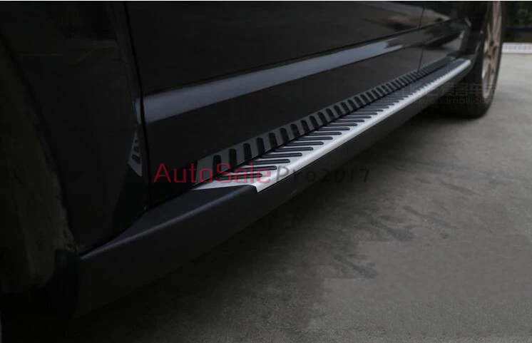 Встраиваемая черная дверь из нержавеющей стали подножка боковая дорожка