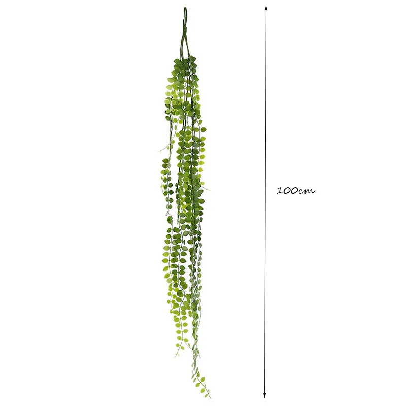 

Artificial Plant Vines Wall Hanging Simulation Rattan Leaves Branches Green Fake Plant Ivy Leaf Home Wedding Decoration