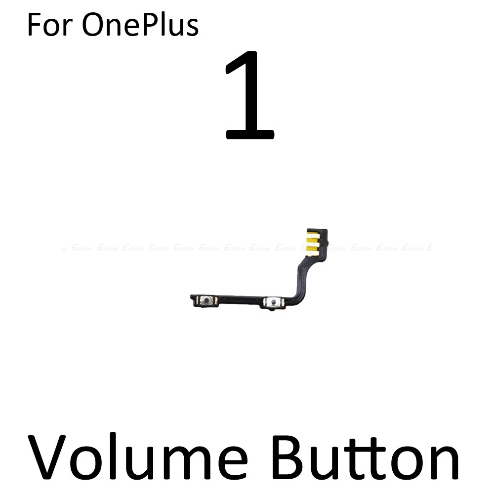 Гибкий кабель с кнопкой регулировки громкости для OnePlus X 1 2 3 3T 5 5T 6 6T 7 Pro, запасные части