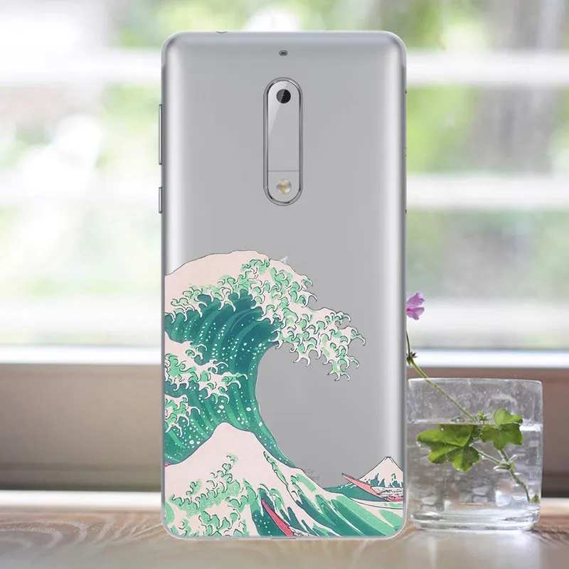 Для Nokia 5 Case 2017 мягкие из термополиуретана с принтом чехол для телефона Cover