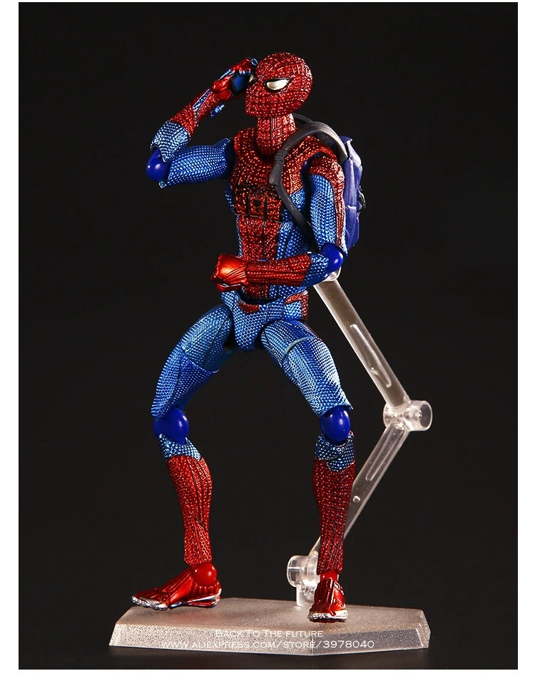 Дисней Марвел Мстители паук Figma Homecoming 15 см фигурку аниме мини украшение ПВХ