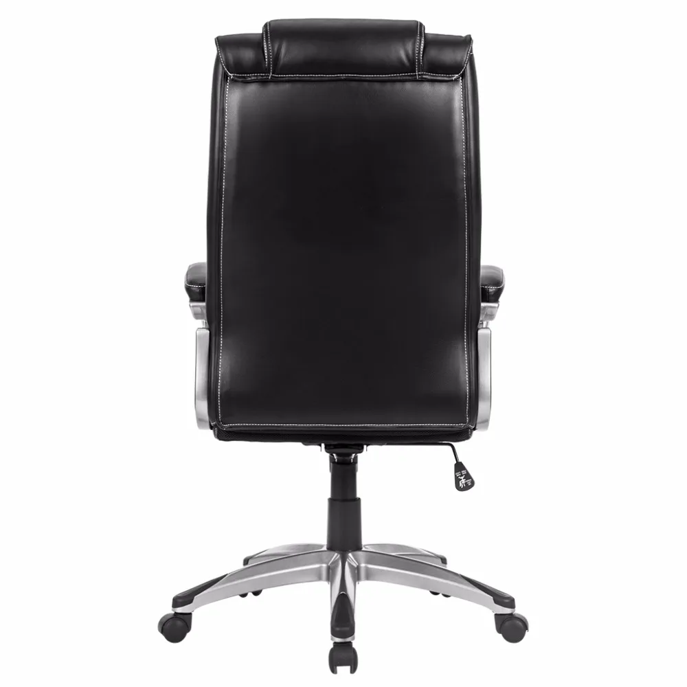 Современный эргономичный кожаный офисный стул LANGRIA с высокой спинкой и двумя