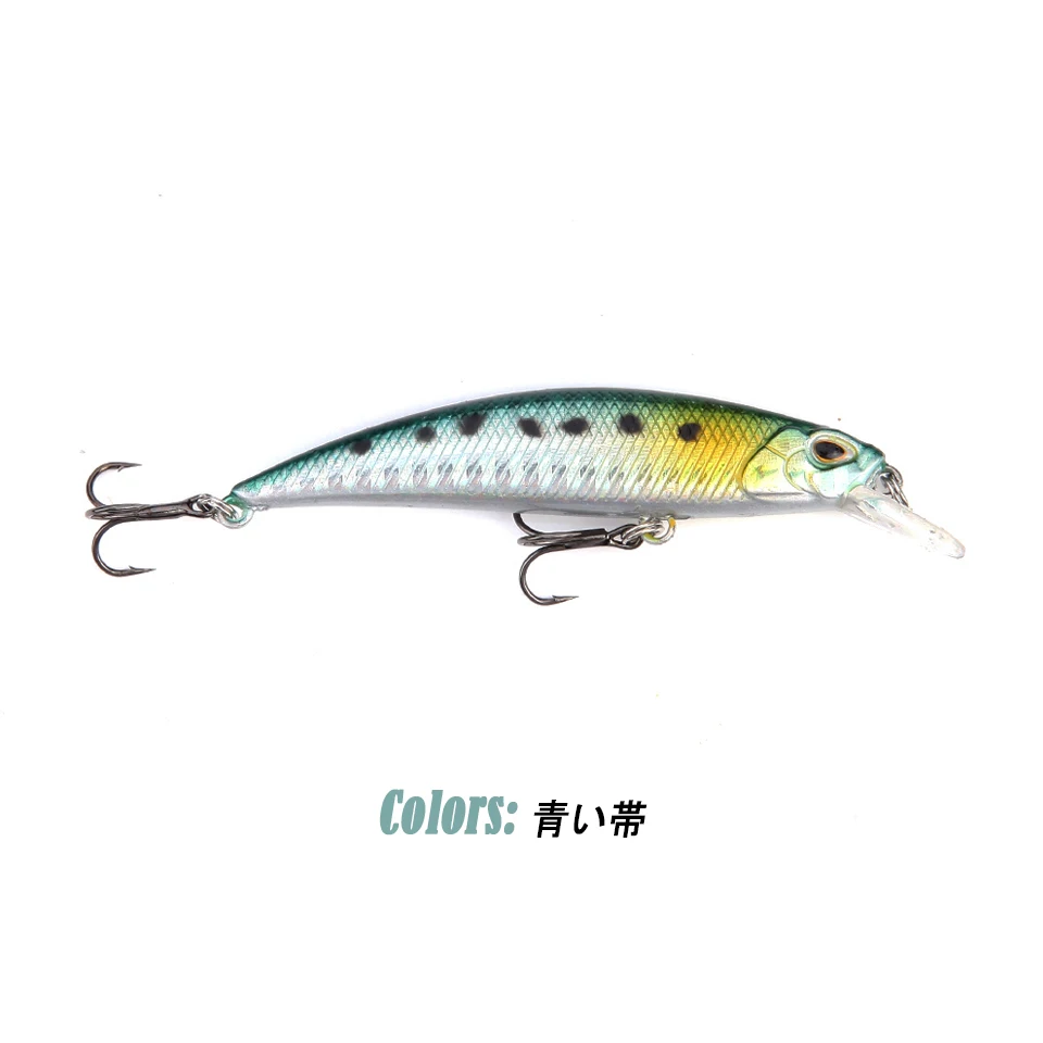 006 8 см 9,5 г рыболовные приманки Siking Minnow приманка художественная твердый Воблер для щуки Бас Япония плавать наживка; рыболовный воблер поддельная рыба - Цвет: 006