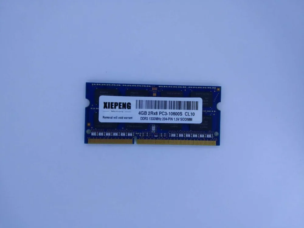 Память для ноутбука DDR3 4G 1333MHz pc3 10600 RAM 8GB 2Rx8 PC3 10600S MacBookPro 8 3 A1278 A1297 A1286 Notebook