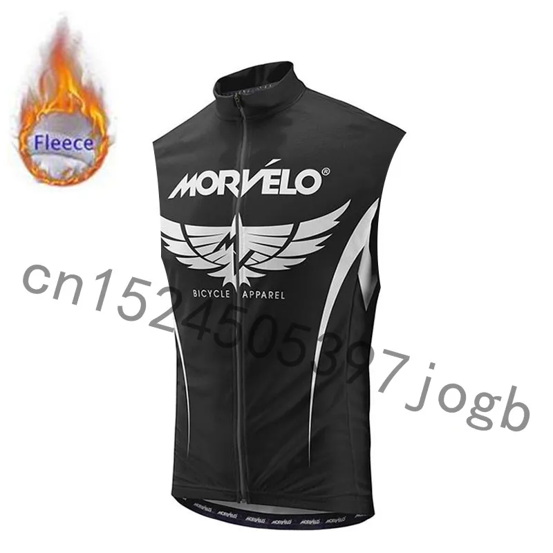 12 Качественный зимний теплый жилет Morvelo без рукавов для велоспорта, мужской теплый флисовый жилет для велоспорта/куртки без рукавов для велоспорта - Цвет: 12
