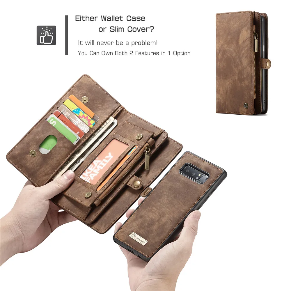 Флип-чехол из натуральной кожи для Samsung Galaxy Note 8 чехол Note8 второй слой Воловья кожа