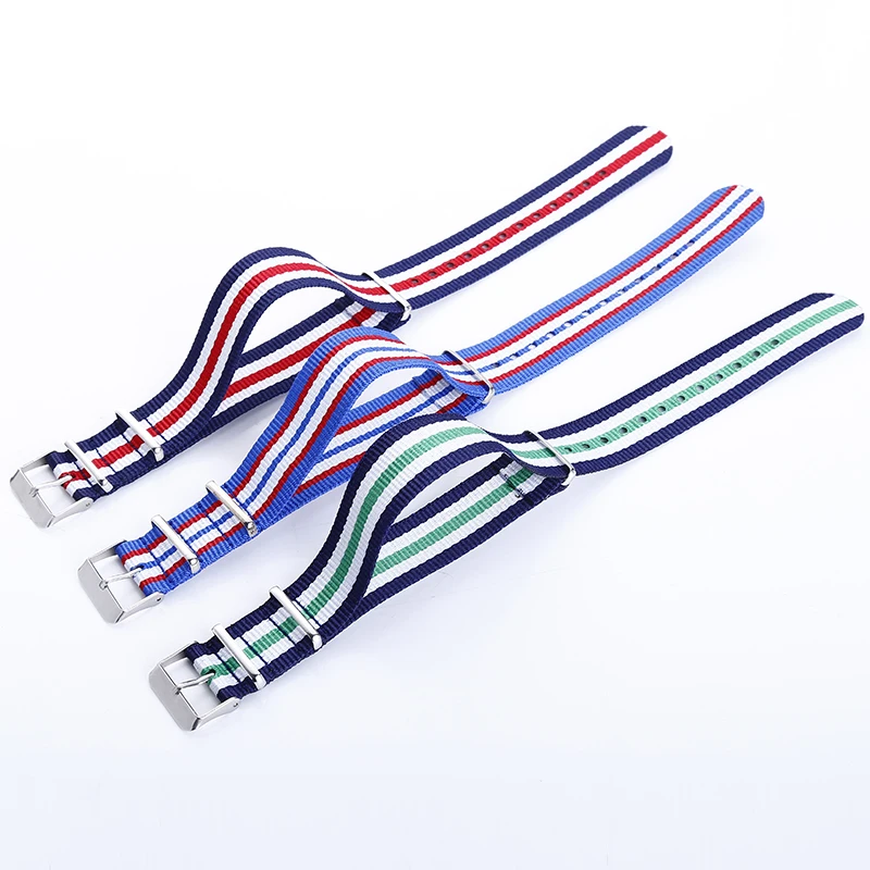 2017 высококачественный роскошный ремешок для наручных часов 20 мм цветной