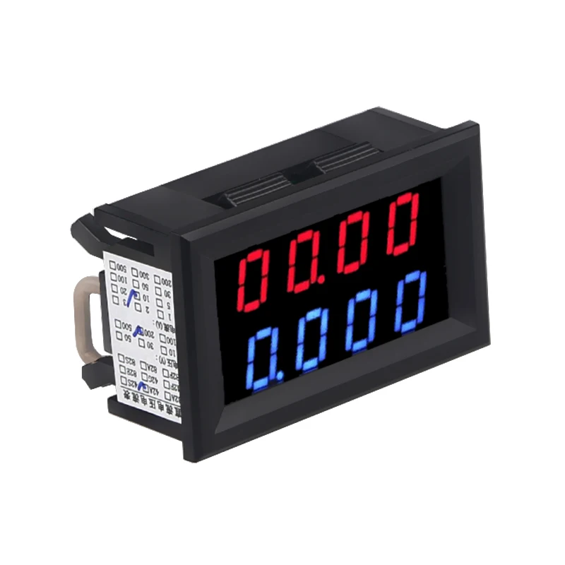 LEDSMITH DC 0 200 в 10A цифровой вольтметр Амперметр синий + красный светодиод двойной