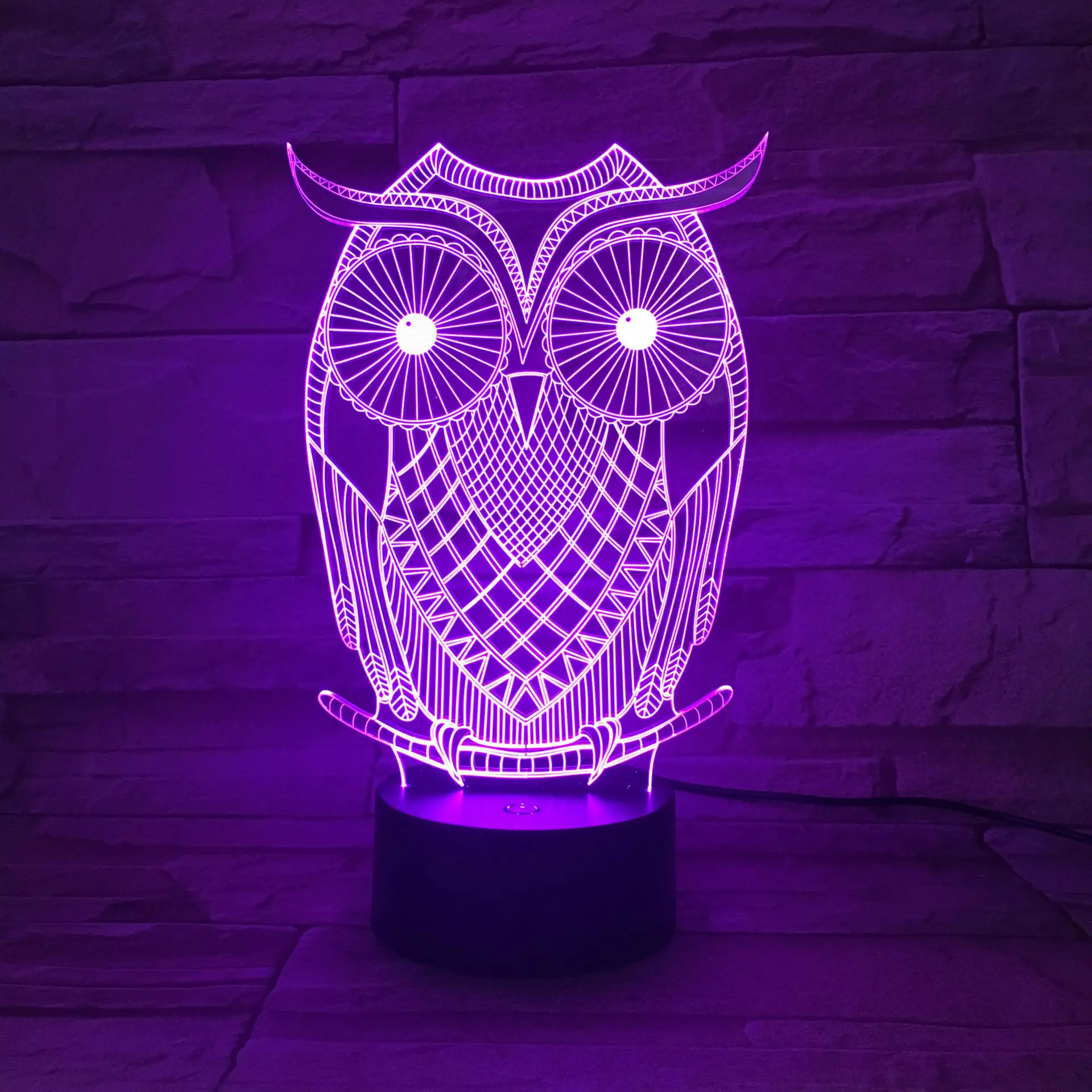 Lamparas De Mesa абажур для настольных ламп акриловый 3d ночник детской комнаты Usb