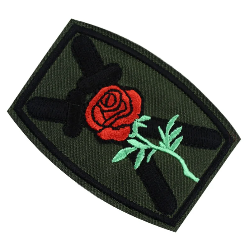 Раздельная нашивка ВВС раздельная искусственная Роза камуфляжная для пальто