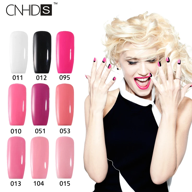 CNHIDS 132 Цвета гель лак для ногтей полу перманентных УФ Nail Лаки длительный