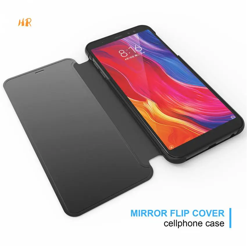 Умный зеркальный Чехол С Откидывающейся Крышкой для samsung Galaxy A5 2018 A6 плюс A7 A8 A9 Star