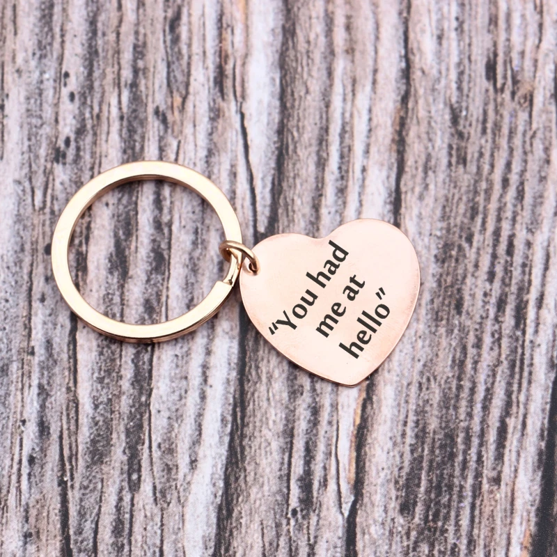 Новые изящные брелки с гравировкой надписью Hello|Брелоки| |