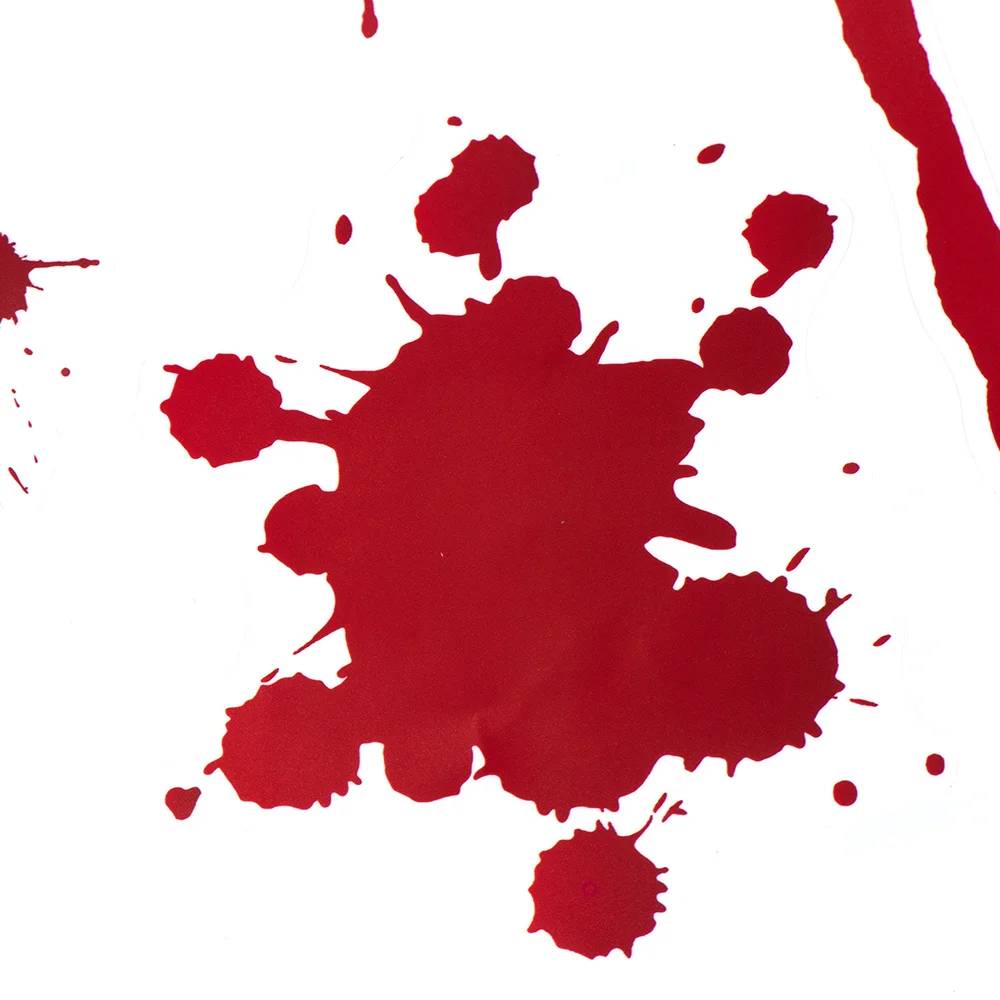 Сделай Сам 3D ужас Хэллоуин кровь Наклейка на стену украшение призрак палец ноги