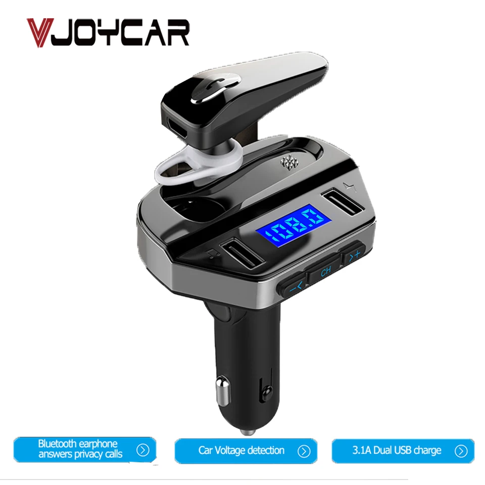 Беспроводной fm-передатчик Bluetooth Автомобильный MP3-плеер модулятор радио автомобильный комплект динамик двойной USB 3.1A Громкая связь звонки воспроизведение музыки