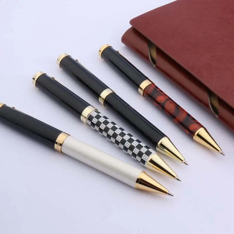 Jinhao 500 металлическая Золотая Фотосессия и белая шахматная доска канцелярские